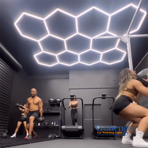 Ventas calientes Europa Hexagrid Car Workshop Boutique Fitness Studio Detailing Shops Led Lighting Gym Lamp - Product Image 1