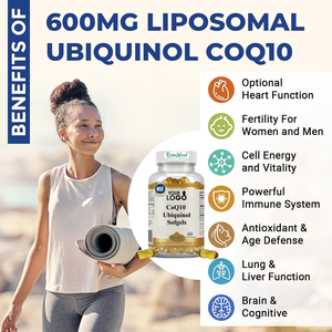Rainwood Supply OEM 600mg Liposomale CoQ10 Ubiquinol Softgel Capsules - Product Image 3