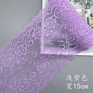 Tela de encaje bordada de 25 colores para ropa interior sexy de mujer, encaje decorativo de spandex - Product Image 6