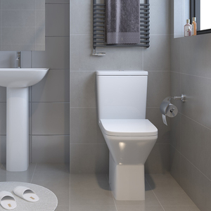 Nuovo Design di WC a Pavimento, Sanitari Moderni in Ceramica a Due Pezzi per Bagno - Product Image 3