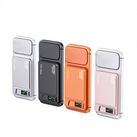 Chargeur de téléphone portable à aimant puissant N52, mini batterie externe de poche avec support réglable intégré pour les voyages, le quotidien et le bureau