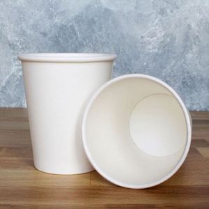 Vasos de Papel Desechables para Bebidas Frías y Calientes de 8oz con Logotipo Personalizado, para Eventos Promocionales - Product Image 4