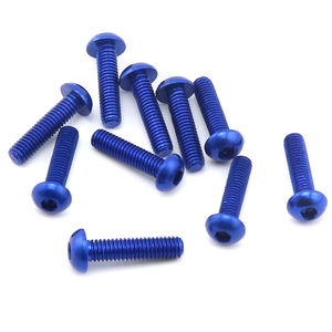 Vis à tête cylindrique M5 x 16 mm, à six pans creux, en aluminium 7075 6061 6063 pour boîtier d'ordinateur DIY M2 M2.5 M3 M4 M5 M6 - Product Image 3