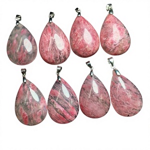 Colgante de Lágrima al por Mayor, Cristal Natural, Cuarzo Curativo, Gema Pulida Hecha a Mano, Joyería DIY para Collares a Granel - Product Image 1