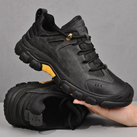 Chaussures de randonnée et de trekking décontractées à semelle souple pour hommes grandes tailles (tailles 40-46) - Résistantes à l'usure et amortissantes