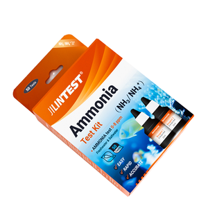 Kit de prueba de agua para acuario, plástico rectangular, respetuoso con el medio ambiente para pruebas de agua dulce y salada, amoníaco <span class=keywords><strong>Nh3</strong></span>/<span class=keywords><strong>NH4</strong></span> para peceras al aire libre - Product Image 1