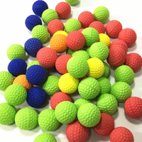 Billes de paintball en mousse PU colorées de 23 mm, personnalisées en usine, mini balles en plastique souple pour le tir en extérieur pour fusils de paintball