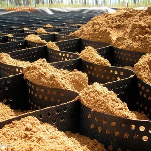 Nhiệm Vụ Nặng Nề Kết Cấu Tổ Ong Geomallas Lát Lưới HDPE Geocell Sỏi Ổn Định Lưới Cho Đất Và Đường Nền Tảng - Product Image 2