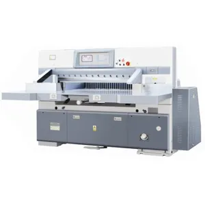 Máquina de corte de papel guilhotina industrial de alta eficiência, máquina elétrica de corte e embalagem de papel a4