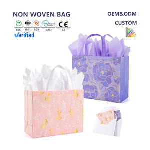 中国工厂促销印有徽标定制PP层压无纺布购物袋 - Product Image 1