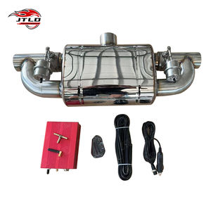 Groothandel 201ss 2.5Inch 2.75Inch 3 Inch Uitlaat Demper Met Enkele Inlaat En Dubbele Uitlaat Ventiel Uitsparing Afstandsbediening - Product Image 2