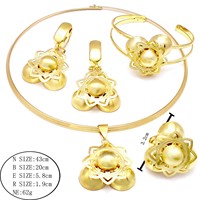 Zhuerrui nouvelle mode brésilienne or ensemble de bijoux collier éthiopien Bracelet Habesha ensembles de bijoux pour la fête de mariage HY12090315