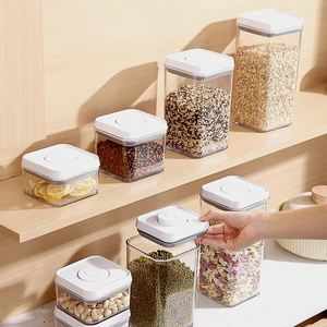Food Grade Press Vacuum Airtight <b>Storage</b> <b>Jars</b> <b>Kitchen</b> Containers <b>for</b> Coffee Beans Grains Wholesale - Product Image 2
