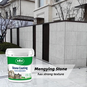 Peinture de revêtement mural extérieur gris blanc en gros pour la décoration de pierres - Product Image 1