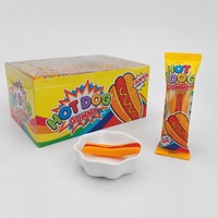 OEM Hotdog Gummy Candy Zachte Fruit Smaak Kauwgom Snoep