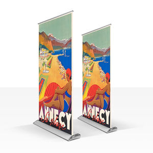 批发工厂85 * 200厘米豪华伸缩横幅卷起横幅支架促销 - Product Image 5