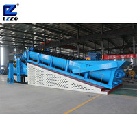 LZZG Pompe à engrenages à moteur AC de haute qualité pour machine de lavage de sable spiralée avec récupération de sable fin, capacité 20-250t/h, construction métallique
