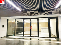 Porte en acier et verre ignifugée 1 heure, certifiée ISO9001, design moderne, pour supermarchés et hôtels, garantie 5 ans