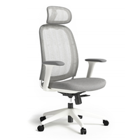 Silla Ejecutiva de Malla de Grado Profesional, Ergonómica, con Respaldo Alto y Base de Aleación de Aluminio para Proyectos Corporativos