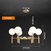 Nouveau Lustre LED Design 2025, Éclairage de Salon, Lampe de Décoration pour Chambre à Coucher, Luminaire de Plafond pour Cuisine