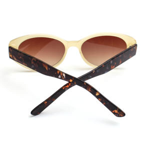 Lunettes de soleil œil de chat rose néon avec motif rayures argentées pour femme, protection <span class=keywords><strong>UV</strong></span> tendance - Product Image 6