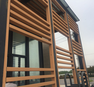 <span class=keywords><strong>WPC</strong></span> Rỗng Ống Vuông Xây Dựng Phân Vùng Trang Trí 25*25Mm Ngoài Trời <span class=keywords><strong>Wpc</strong></span> Vườn Chùm - Product Image 5