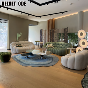 रोश बोबोइस थोक लक्जरी सोफे आपूर्तिकर्ता आधुनिक उच्च गुणवत्ता वाले बुलबुले 3 सीटर सोफा लिविंग रूम के लिए अनुकूल रंग - Product Image 3