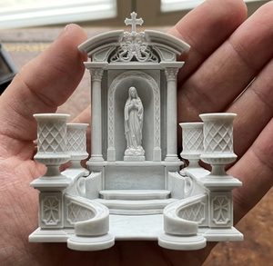 Grande statue de <span class=keywords><strong>pierre</strong></span> <span class=keywords><strong>tombale</strong></span> en marbre de la <span class=keywords><strong>Vierge</strong></span> <span class=keywords><strong>Marie</strong></span>, style américain, design européen <span class=keywords><strong>pour</strong></span> les tombes de cimetière - Product Image 3