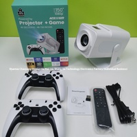 Projecteur intelligent 4K Android 11 HD HY300/X10/HY320/S40/HCS350 avec 2 Go de RAM, machine de jeu portable pour home cinéma, lampes LED LCD, États-Unis Batterie