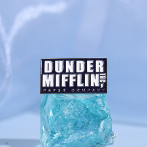 Sming Pin the Office ddibawah Mifflin kertas pesawat Enamel Pin Lapel Pin untuk pakaian bros pada tas ransel lencana - Product Image 1