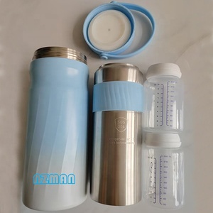 Enfriador de leche materna portátil NZMAN, almacenamiento de leche materna de acero inoxidable, Enfriador de leche materna <span class=keywords><strong>para</strong></span> mujeres viajes al aire libre-azul - Product Image 3