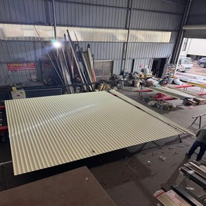 <span class=keywords><strong>Porte</strong></span> de sécurité manuelle et électrique à double usage en alliage d'aluminium de petite taille pour maison, <span class=keywords><strong>garage</strong></span>, cour arrière - Product Image 5