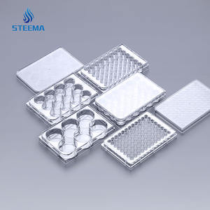 24Well <span class=keywords><strong>Plate</strong></span> mikrobiologi peralatan Lab, plat budaya bakteri kualitas tinggi, piring budaya sel steril Premium - Product Image 1