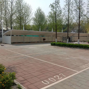 <span class=keywords><strong>Tettoia</strong></span> in Acciaio con Struttura a Membrana PVDF per Esterni, Garage, Tettoie e Carport, Tenda per Auto - Product Image 6