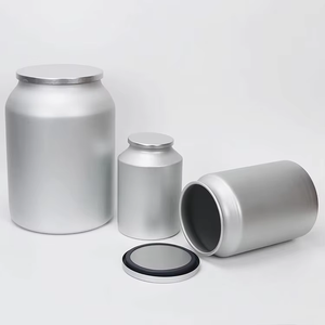 Recycelbares Aluminium-Metall pillen glas mit Schraub deckel Praktische Medizin flasche für pharmazeut ische Verpackungen Umwelt freundliche Dosen - Product Image 4