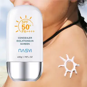 Korean Private Label Organic Anti-Freckle Sundown Sunscreen Sun Cream Whole Body Vegan Whitening Sunblock Spf 50 Face Sunscreen