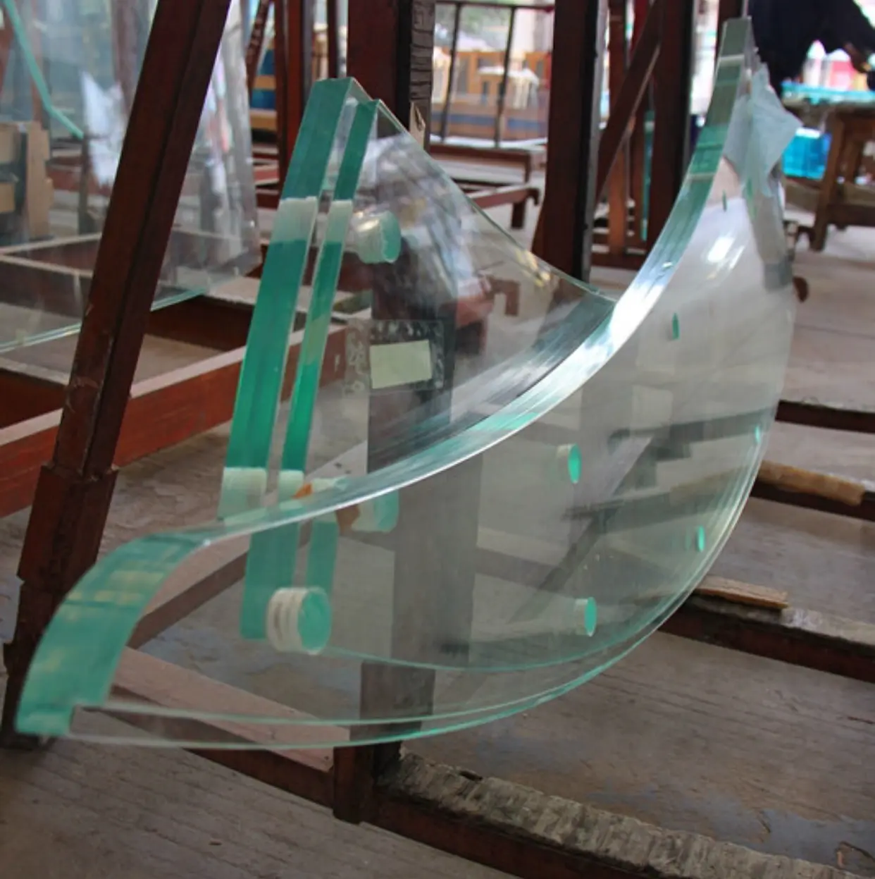 Custom Clear Tempered Building Glass 5mm 6mm 8m 10mm 12mm 19mm 25mm sound proof Building Safety PVB Laminated Glass