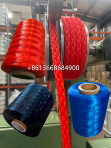 Trắng Màu Xanh 0.2Mm 0.4Mm HDPE <span class=keywords><strong>PP</strong></span> <span class=keywords><strong>Raffia</strong></span> 8000Dtex UV Chịu Mài Mòn Cao Su Sức Mạnh Cao Su Chủ Đề Monofilament Sợi - Product Image 3