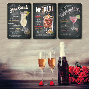 Señal de lata de Metal Vintage para decoración del hogar, decoración de pared para Bar, cocina, restaurante, cóctel, Martini cubano antiguo, <span class=keywords><strong>Pub</strong></span> irlandés, nuevo - Product Image 2