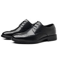 Chaussures en cuir pour hommes haut de gamme, style britannique, pour le printemps, formelles, de mariage et brogues