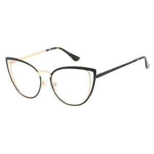 Venta al por mayor de lujo de metal Cateye Gafas Marcos de cristal de la mujer Cat Eye <span class=keywords><strong>Opti</strong></span> - Product Image 3