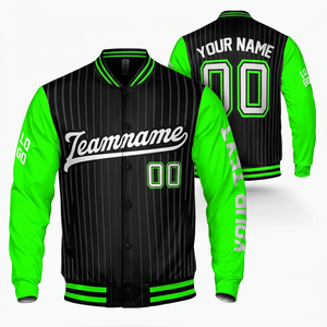 High Quality Custom Baseball College chenille embroidery Varsity <b>Jackets</b> OEM <b>Men</b> Stand Collar Design for Winter Suppliers <b>Jacket</b> - Product Image 6