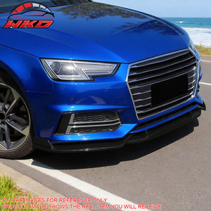 Convient pour Audi S4 A4 Quattro B9 2017-2018, lèvre de pare-chocs avant style IKON, imprimé fibre de carbone - Product Image 2