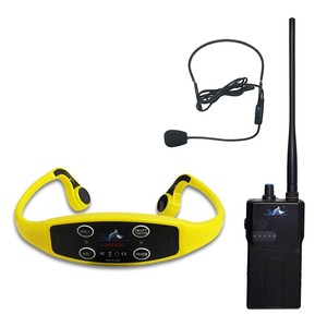Auriculares de entrenamiento de natación en tiempo real con transmisor FM 1 H900 1 H907, indicador LED de clip para la oreja, impermeables IPX-8 - Product Image 5