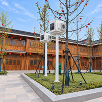 Boîtier de projecteur extérieur Shirui personnalisé en usine, IP65, résistant aux intempéries, en tôle galvanisée, avec contrôle climatique pour projection mapping