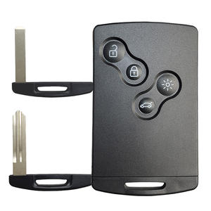 Para Renault Clio IV Captur Megane III Fluence Laguna III Scenic Koleos Samsung QM5 Card Key Shell Funda - Product Image 1