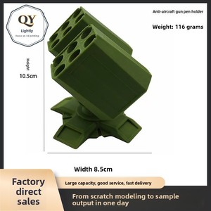 Soporte para bolígrafo de impresión 3D, nuevo, con diseño de misiles de armas antiaéreas, para entusiastas militares, regalos creativos, Heavy Rail Giant God PLA - Product Image 5