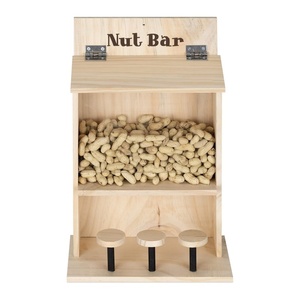 Divertida Barra de Nueces para Ardillas, Caja de Madera Resistente para Ardillas, Barra de Nueces, Caja de Comida para Ardillas, Comedero para Ardillas con Forma de Casa de Árbol - Product Image 2