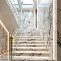 Pierre de prune parfumée luxueuse, idéale pour la décoration de style moderne des murs de fond et des sols d'escalier des hôtels et villas