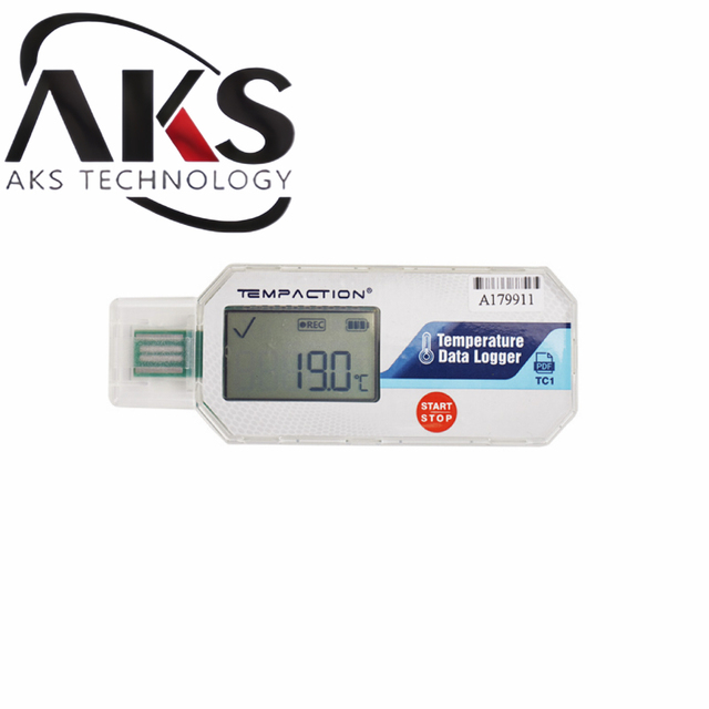 High Precision LCD Temperature Data Logger with Real-Time Display, USB Interface, Alarm Function for Cold Storage Monitoring